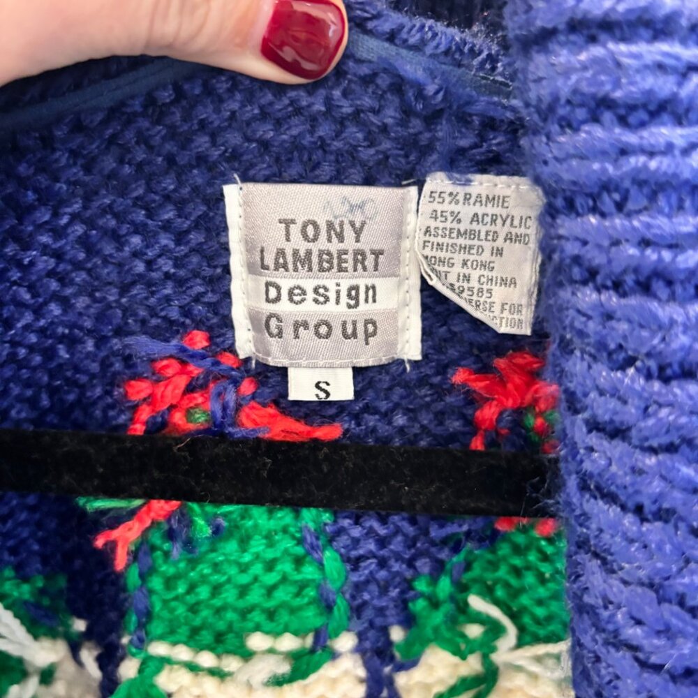 Vintage Tony Lambert Indian Sweater - Picture 5 of 7